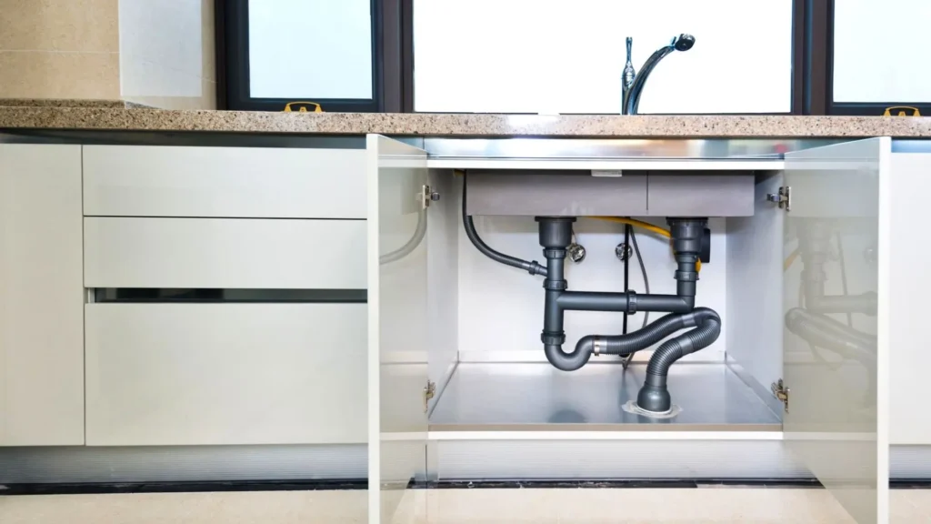 Under Sink Cabinet Pipes Leaks Product Overflow