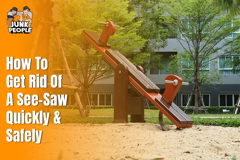 How to Get Rid of, Dispose of, or Recycle an Old Swing Set?