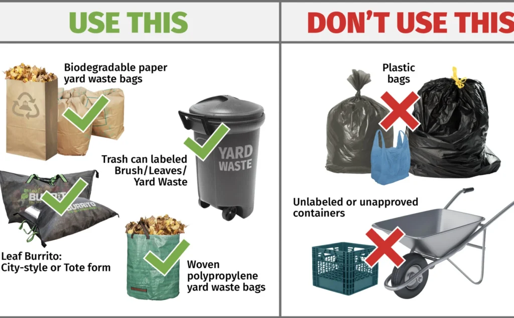 Avoid When Disposing of Yard Waste