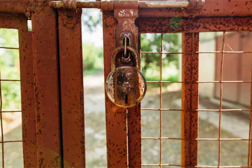 Step-by-Step Rusted Gate Removal Process